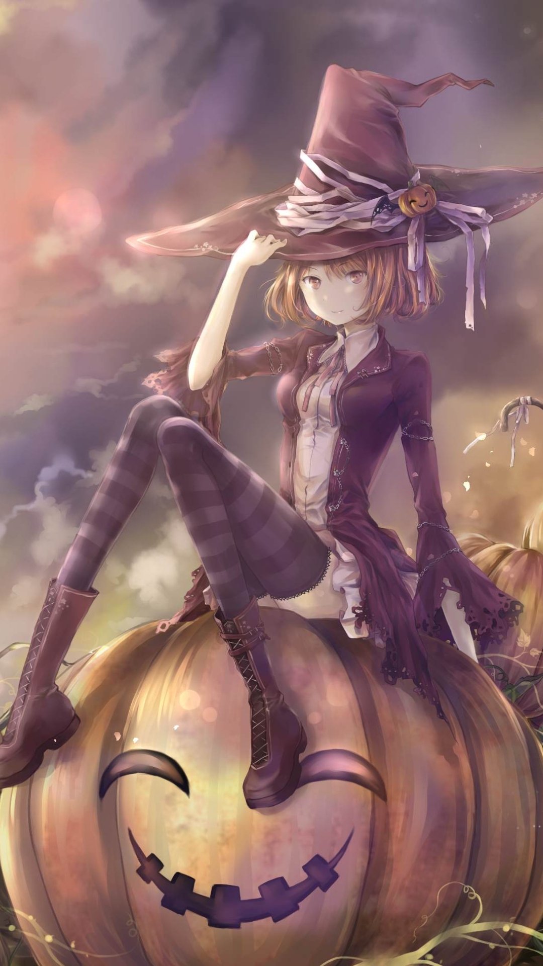 Download Witch Anime Original Phone Wallpaper
