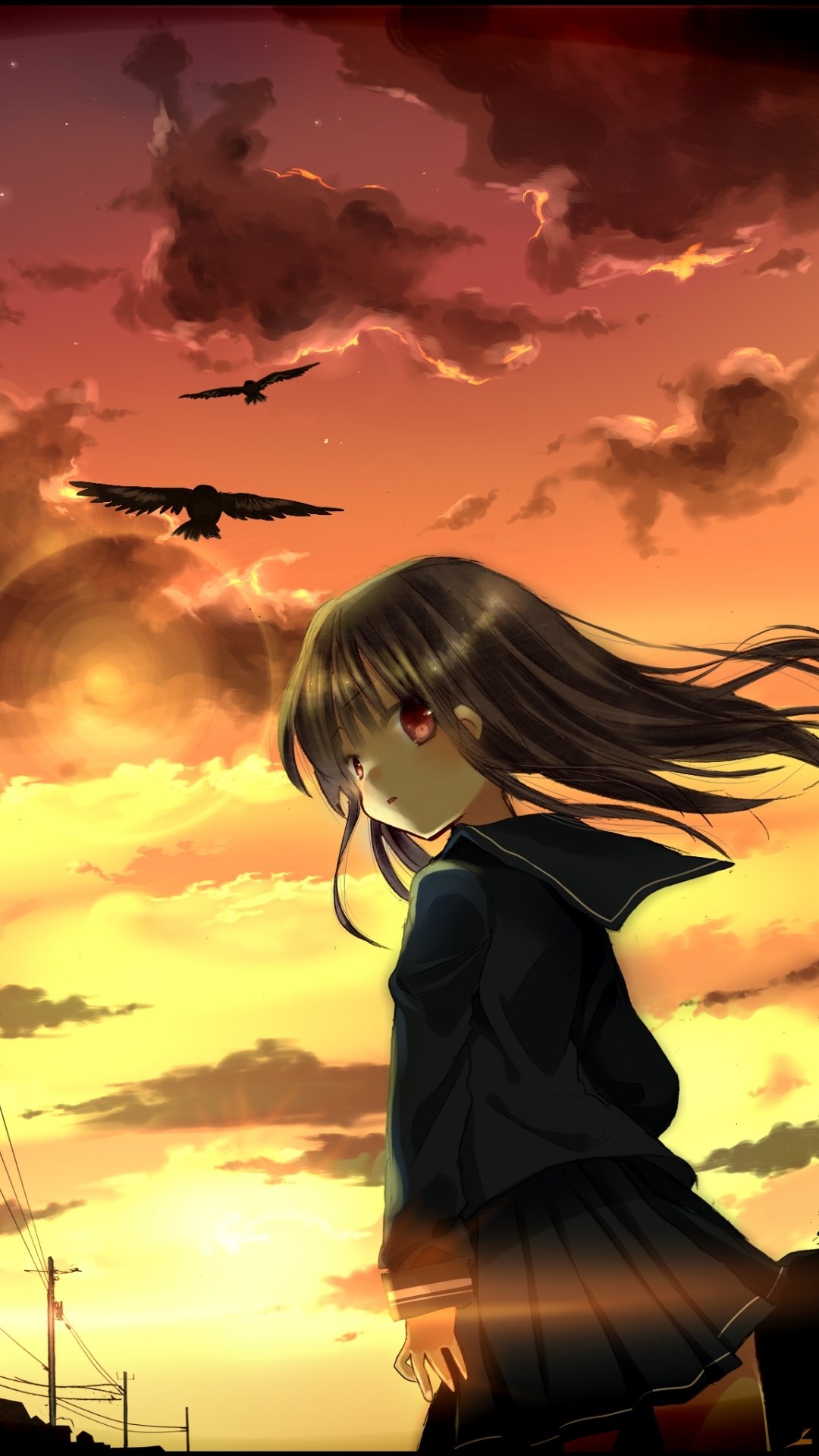 Download Raven Anime Original Phone Wallpaper