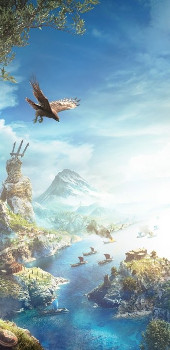 video game Assassin's Creed Odyssey Phone Wallpaper