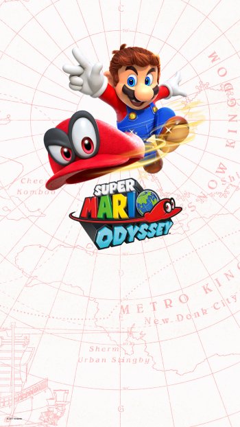 video game Super Mario Odyssey Phone Wallpaper