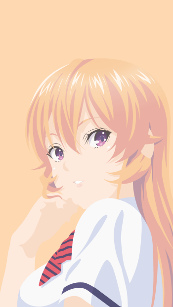 purple hair blonde Erina Nakiri Anime Food Wars: Shokugeki no Soma Phone Wallpaper