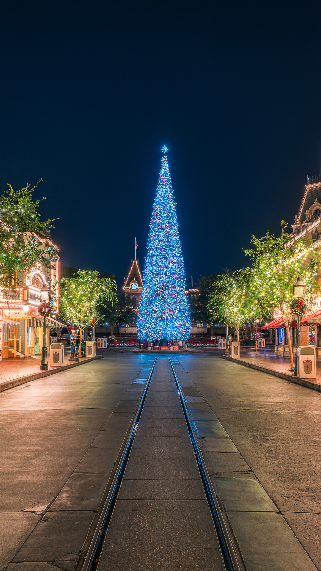 Disneyland at Christmastime by Justin Brown