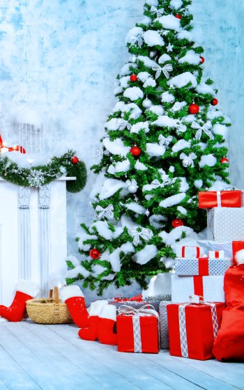 christmas tree holiday Christmas Phone Wallpaper
