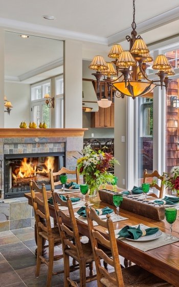 dining room furniture fireplace man made room Phone Wallpaper
