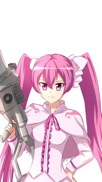 twintails pink eyes pink hair long hair Mine (Akame Ga Kill!) Anime Akame ga Kill! Phone Wallpaper