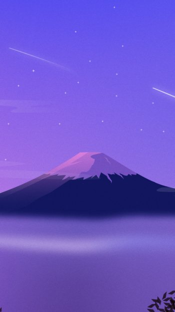 artistic mountain Phone Wallpaper