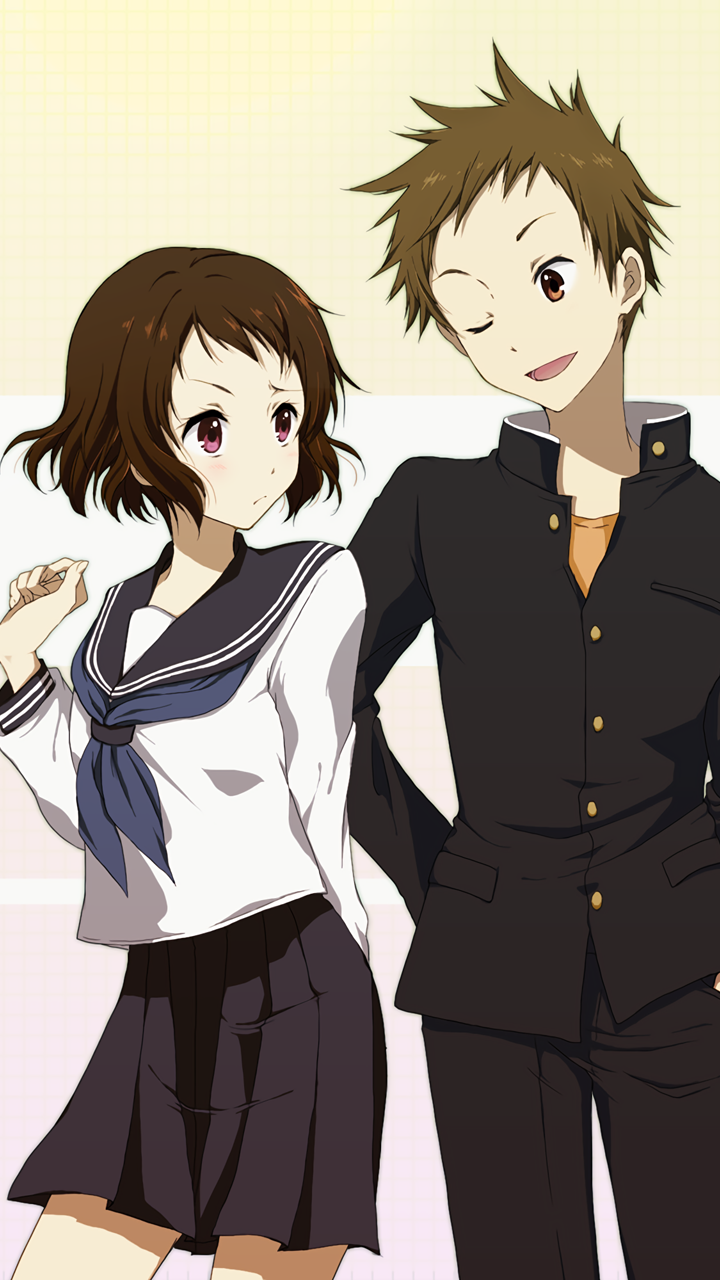 Hyouka Phone Wallpaper by マダコ
