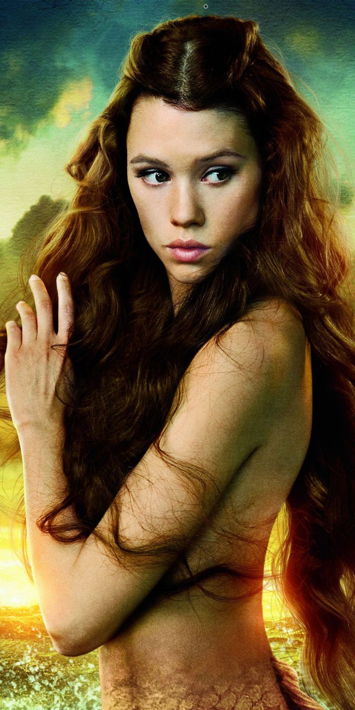 Download Astrid Bergès-Frisbey Syrena (Pirates Of The Caribbean) Movie Pirates Of The Caribbean: On Stranger Tides Phone Wallpaper
