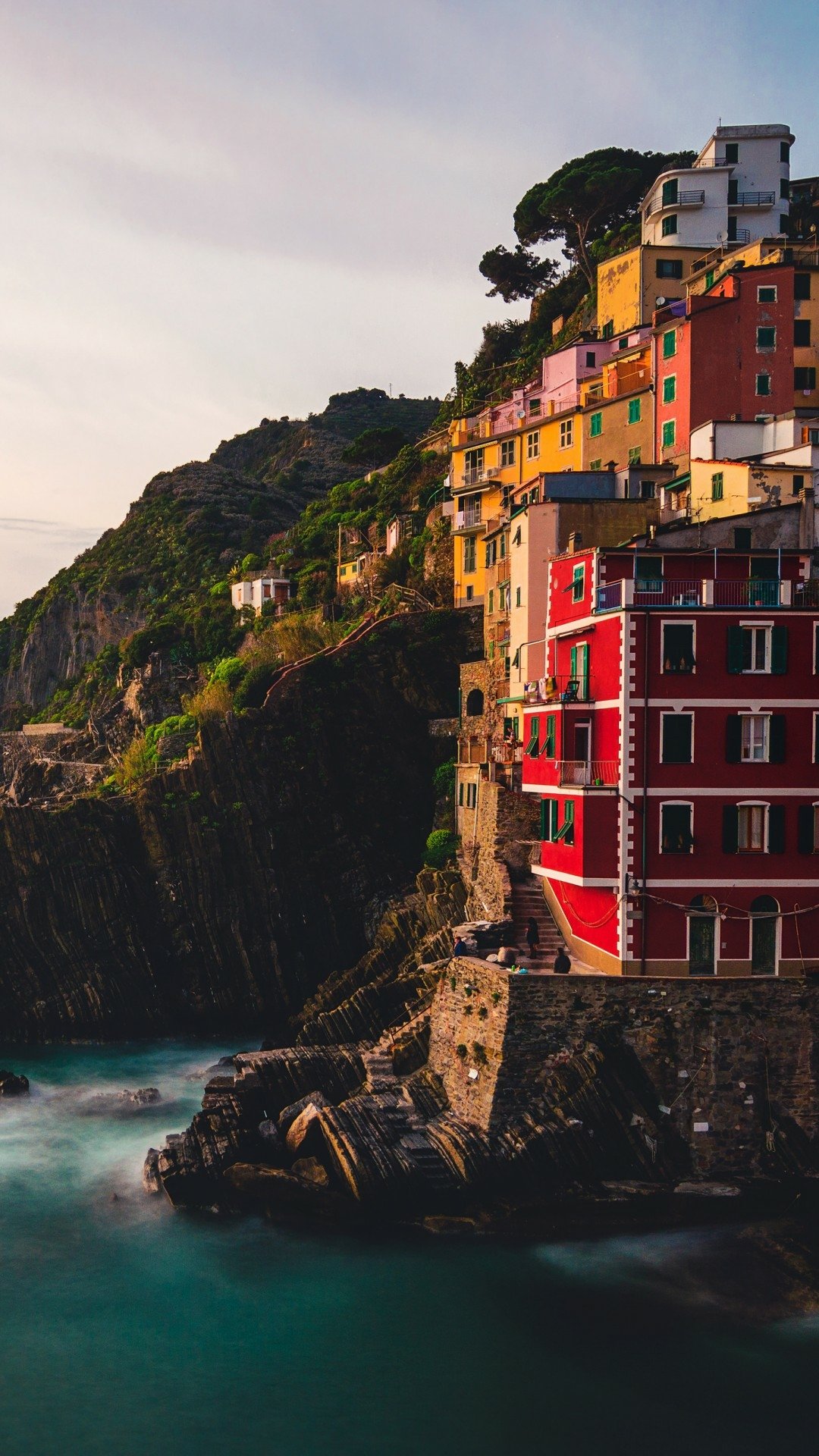 Download Italy Cinque Terre Man Made Riomaggiore Phone Wallpaper