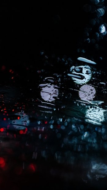 bokeh water drop Abstract rain Phone Wallpaper