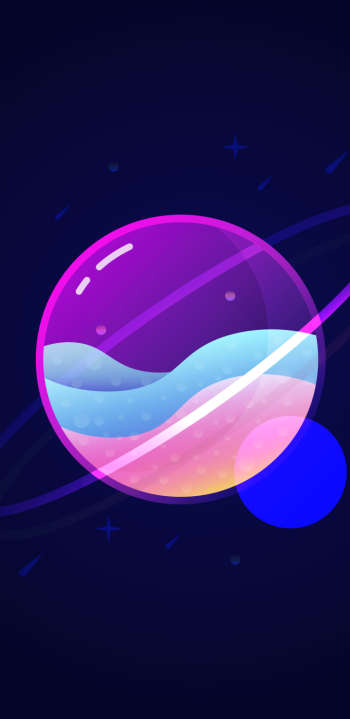 Sci Fi planet Phone Wallpaper