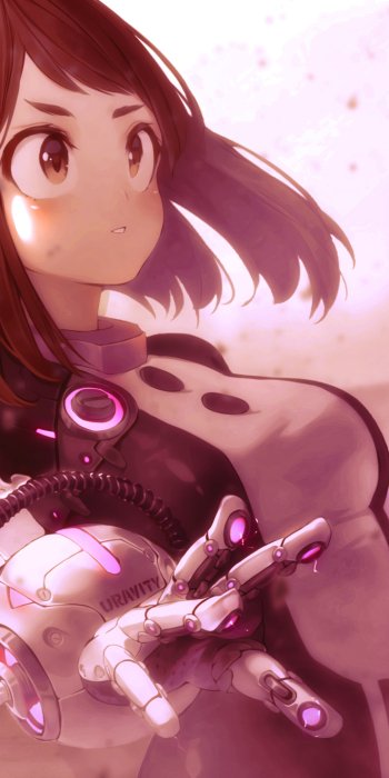 Ochaco Uraraka Anime My Hero Academia Phone Wallpaper