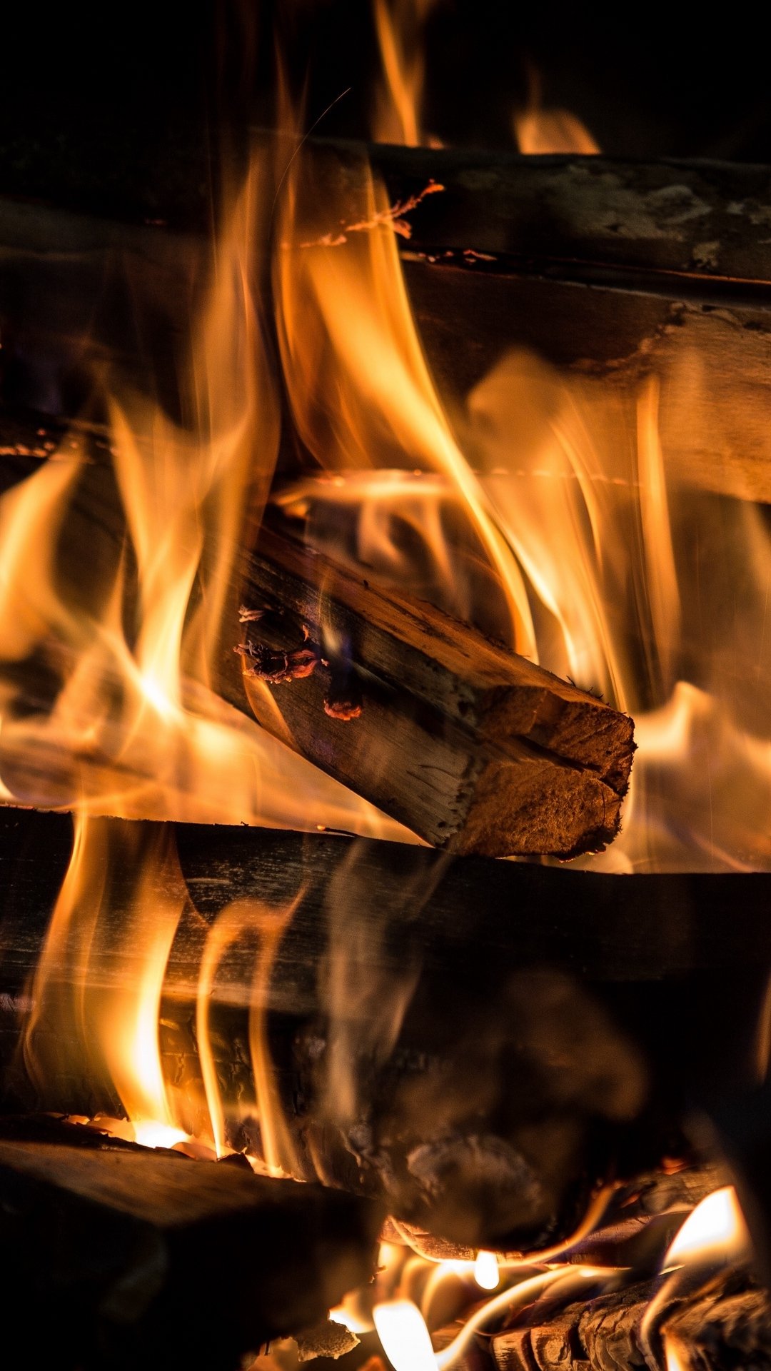 Download Wood Flame Photography Fire Phone Wallpaper