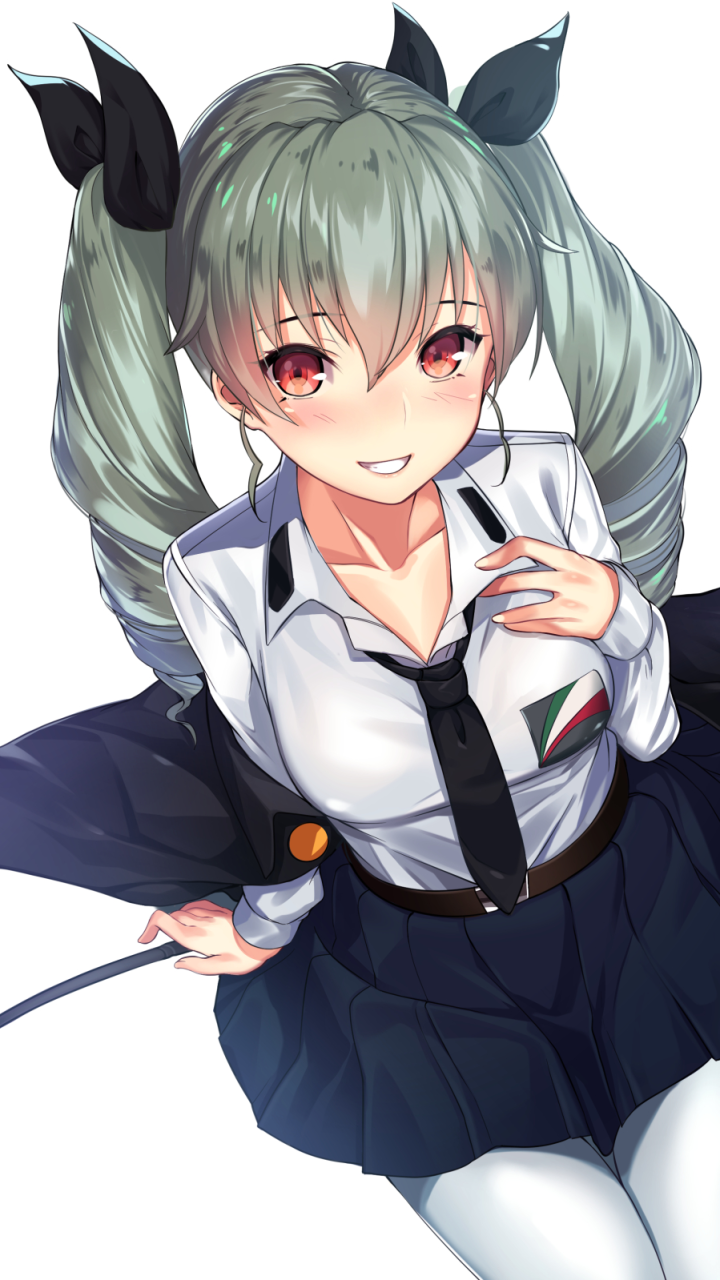 Download Anchovy (Girls Und Panzer) Anime Girls Und Panzer Phone Wallpaper
