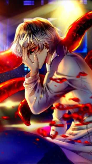 Ken Kaneki Haise Sasaki Anime Tokyo Ghoul:re Phone Wallpaper