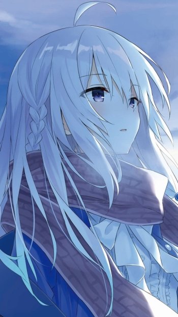 Wandering Witch: The Journey of Elaina Anime Phone Wallpaper