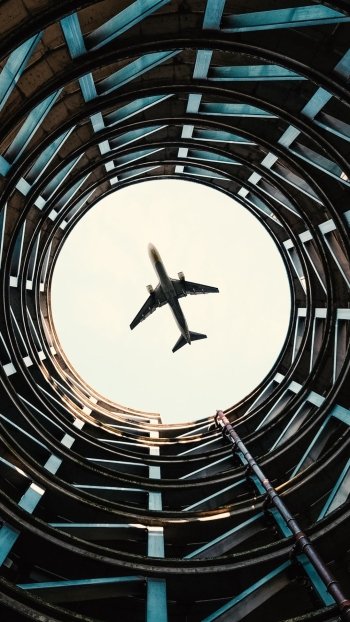passenger plane vehicle aircraft Phone Wallpaper