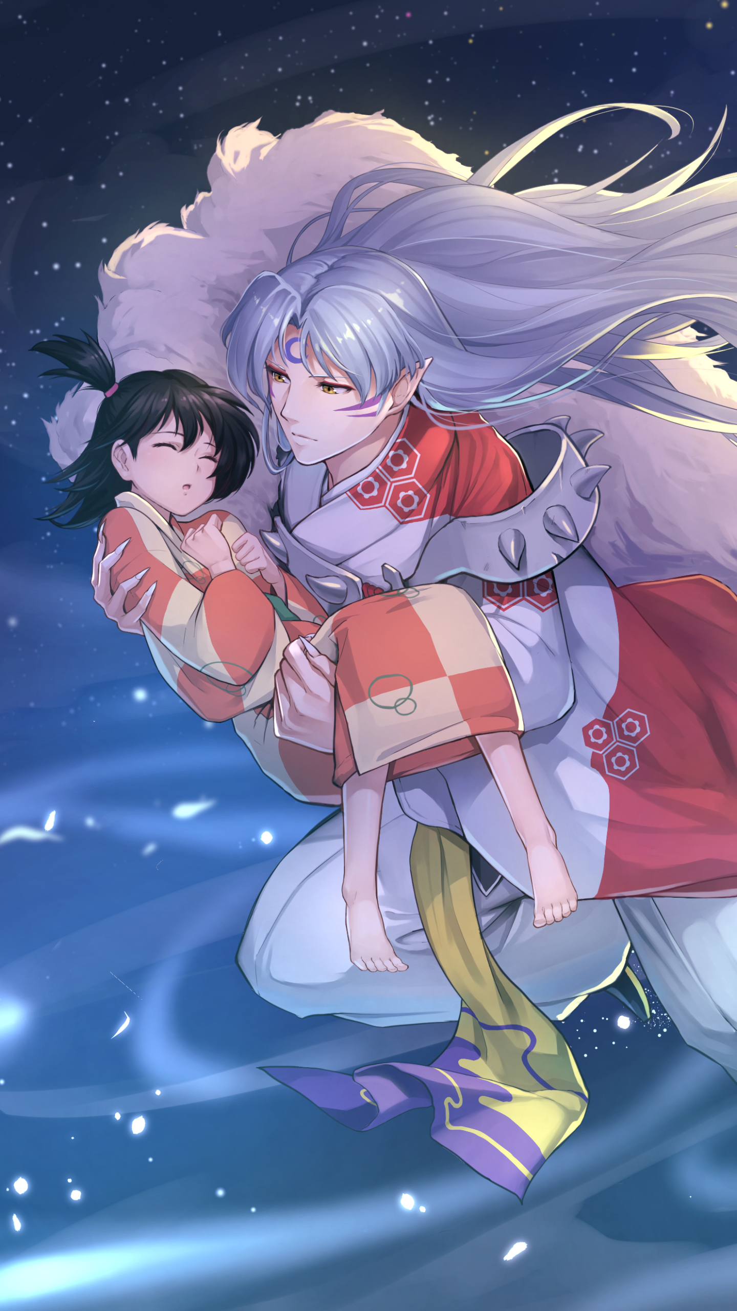 inuyasha sesshomaru and rin wallpaper