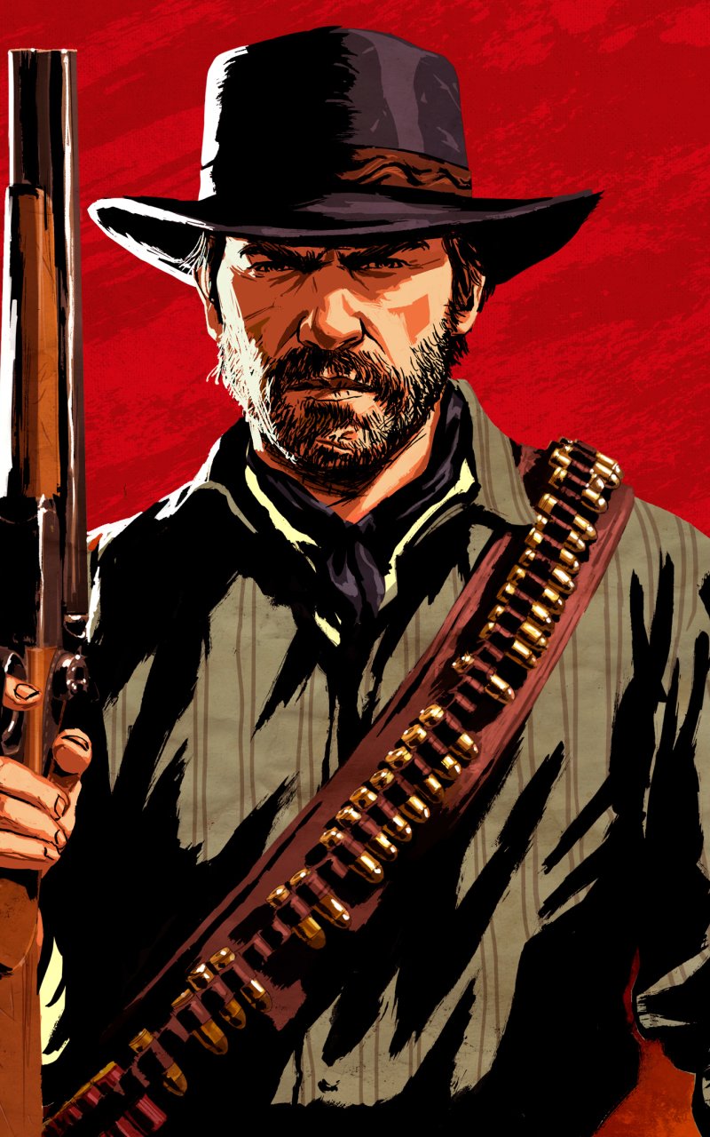 Download Arthur Morgan Video Game Red Dead Redemption 2 Phone Wallpaper