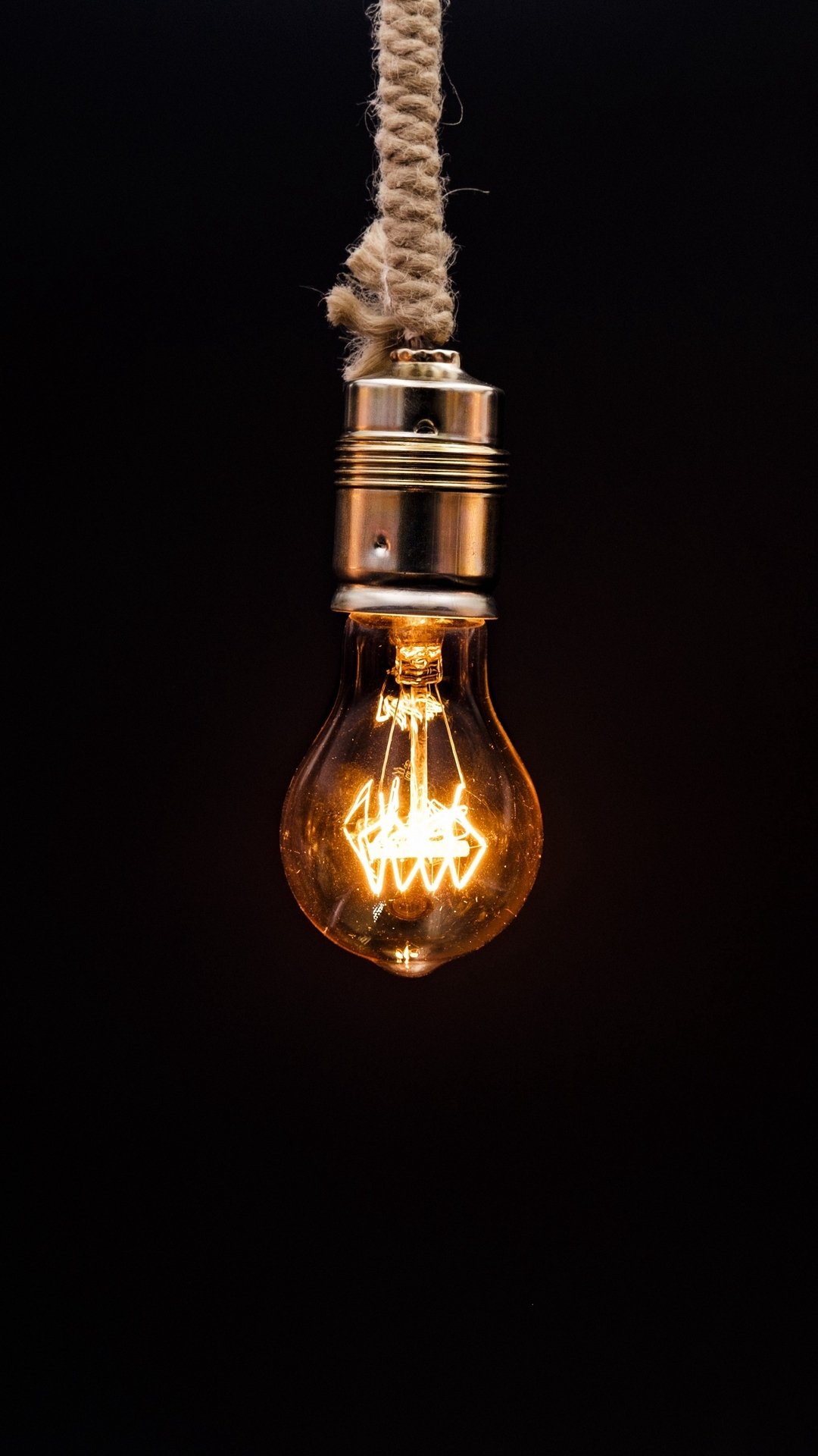 Download Light Rope Man Made Light Bulb Phone Wallpaper