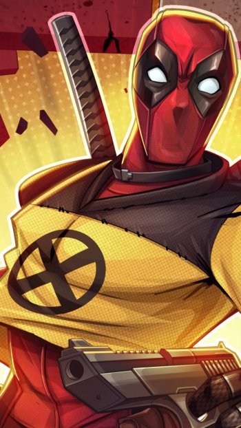 Comic Deadpool Phone Wallpaper