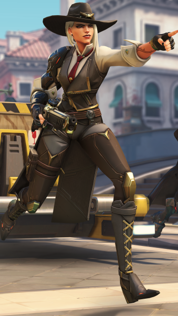 Ashe (Overwatch) video game Overwatch Phone Wallpaper
