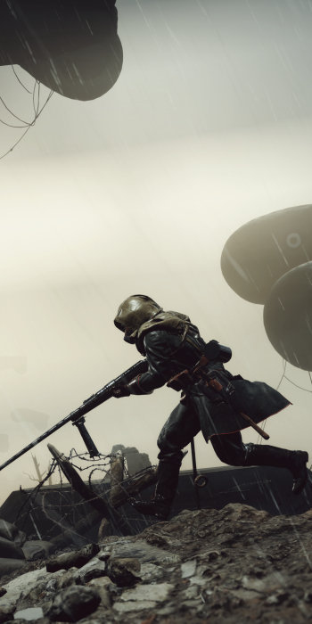 rain soldier video game Battlefield 1 Phone Wallpaper