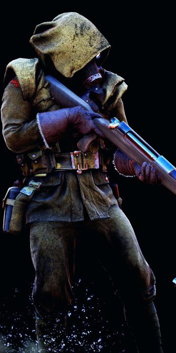 gas mask weapon soldier video game Battlefield 1 Phone Wallpaper