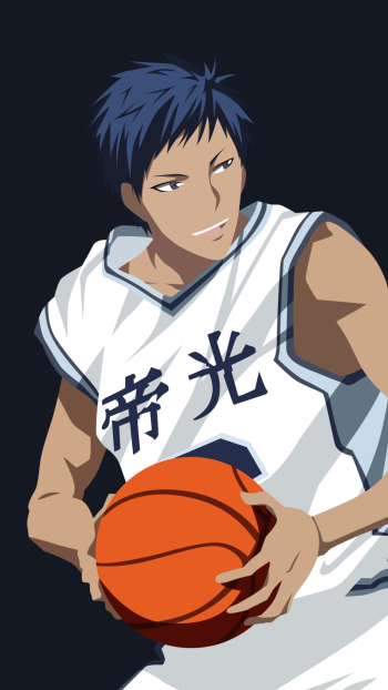 Daiki Aomine Anime Kuroko's Basketball Phone Wallpaper