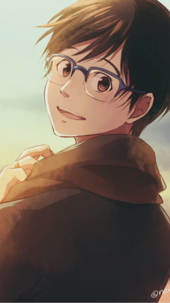 Yuuri Katsuki Anime Yuri!!! on ICE Phone Wallpaper