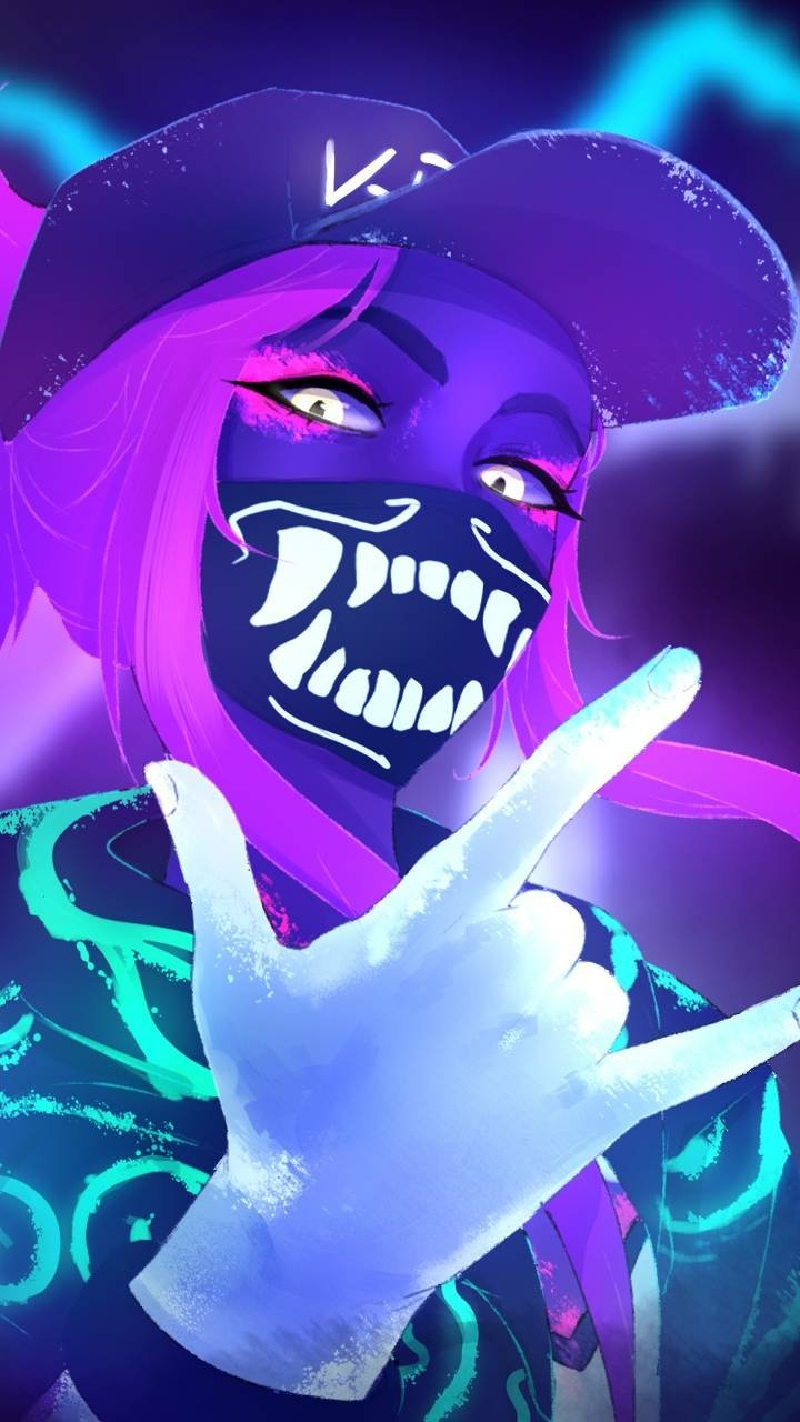Download Akali (League Of Legends) Video Game League Of Legends Phone Wallpaper