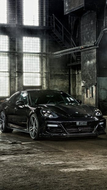  Porsche Panamera in an Abandoned Factory
