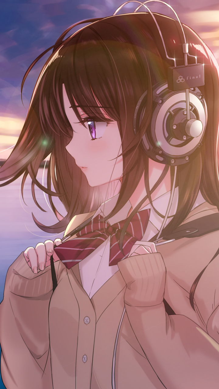 60 Anime Girl Headphones Illustrations RoyaltyFree Vector Graphics   Clip Art  iStock
