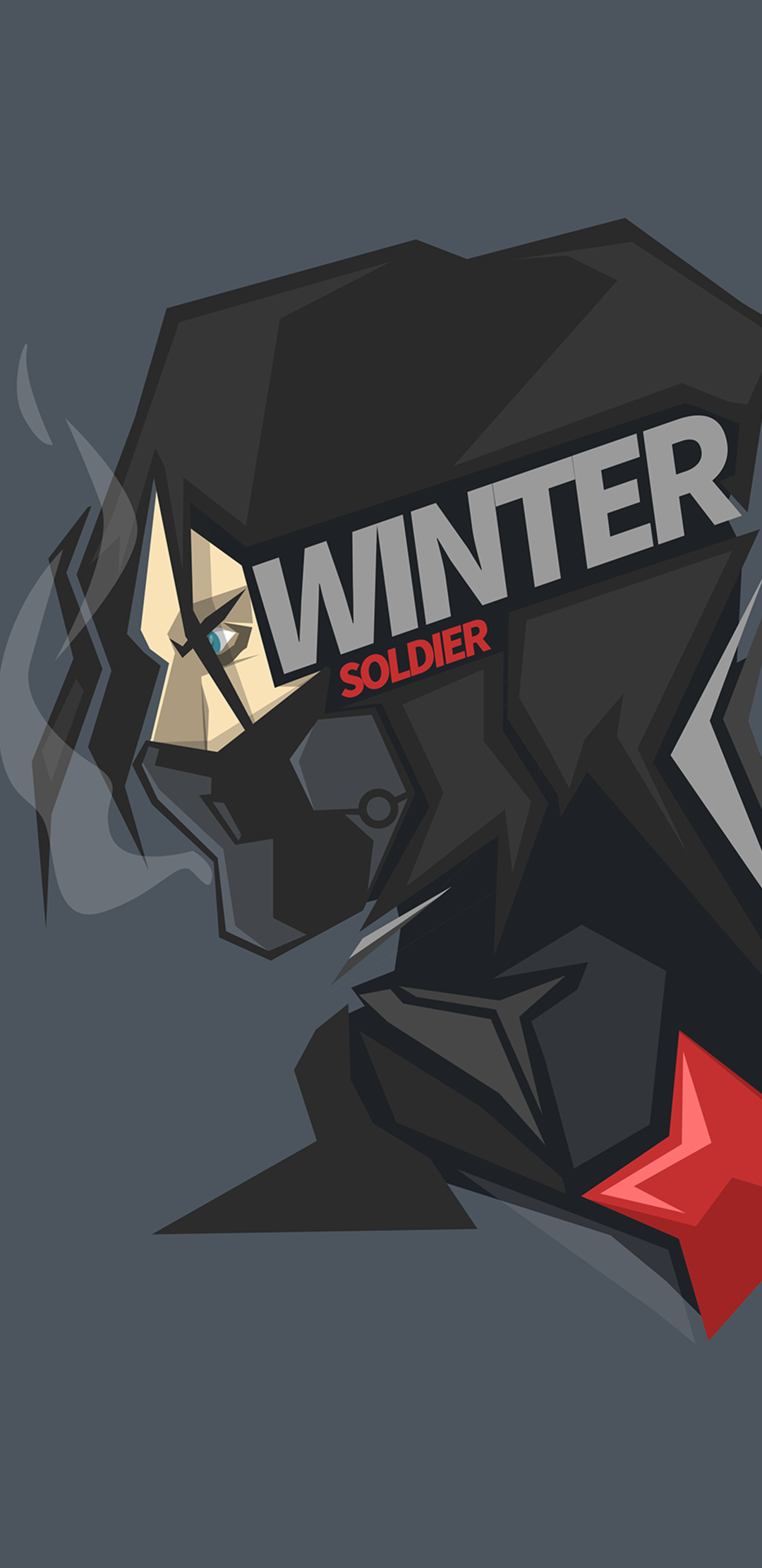 Winter Soldier Phone Wallpaper by BossLogic