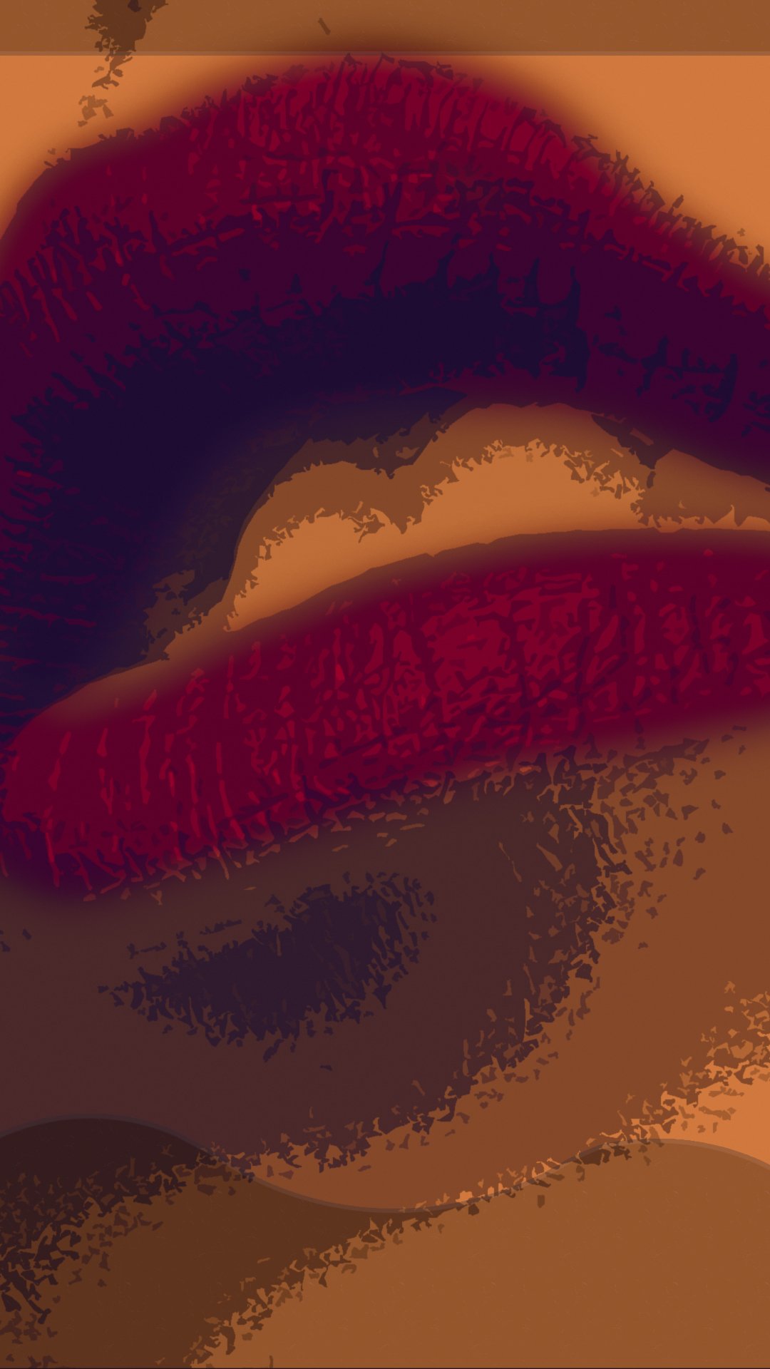 Download Woman Lips Phone Wallpaper by WolfGrid
