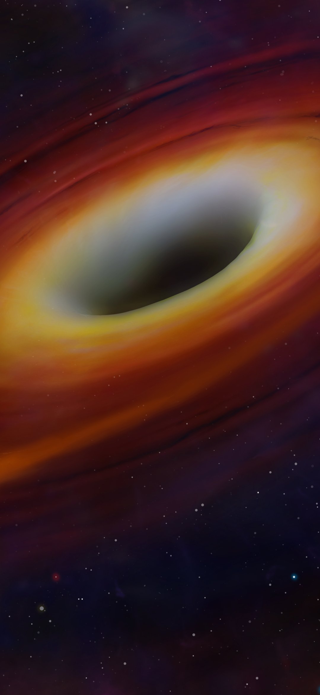 Download Sci Fi Black Hole Phone Wallpaper