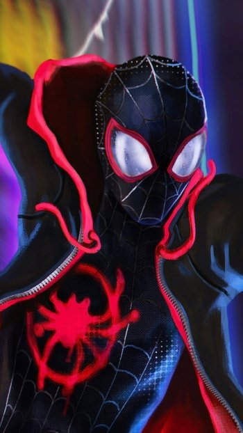 movie Spider-Man: Into The Spider-Verse Phone Wallpaper