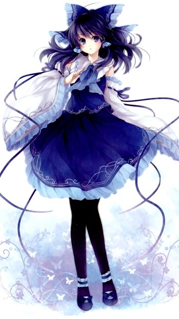 Reimu Hakurei Anime Touhou Phone Wallpaper