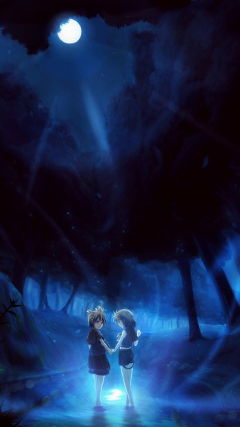 Len Kagamine Rin Kagamine Anime Vocaloid Phone Wallpaper