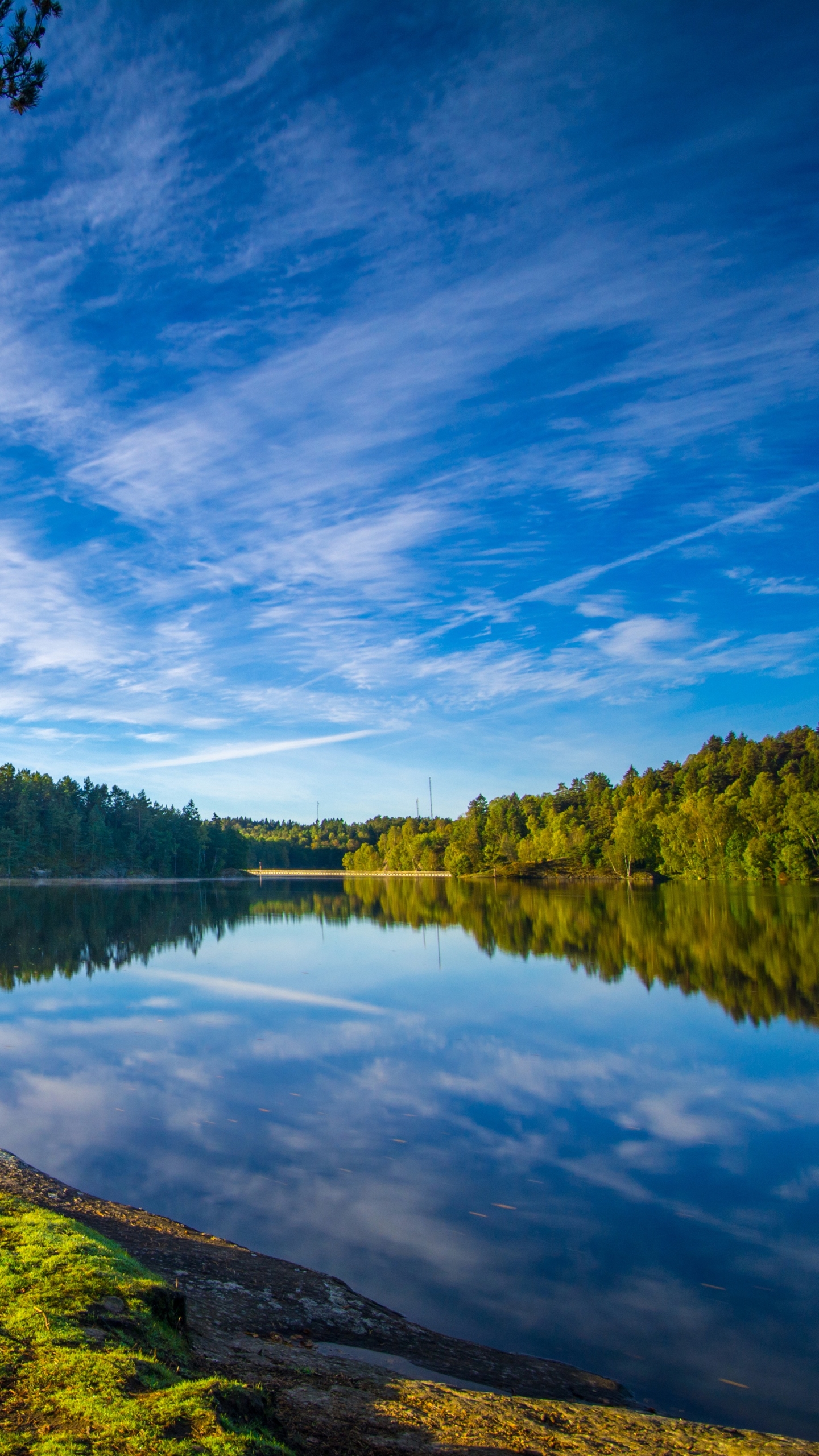 Download Lake Nature Reflection Phone Wallpaper - Mobile Abyss