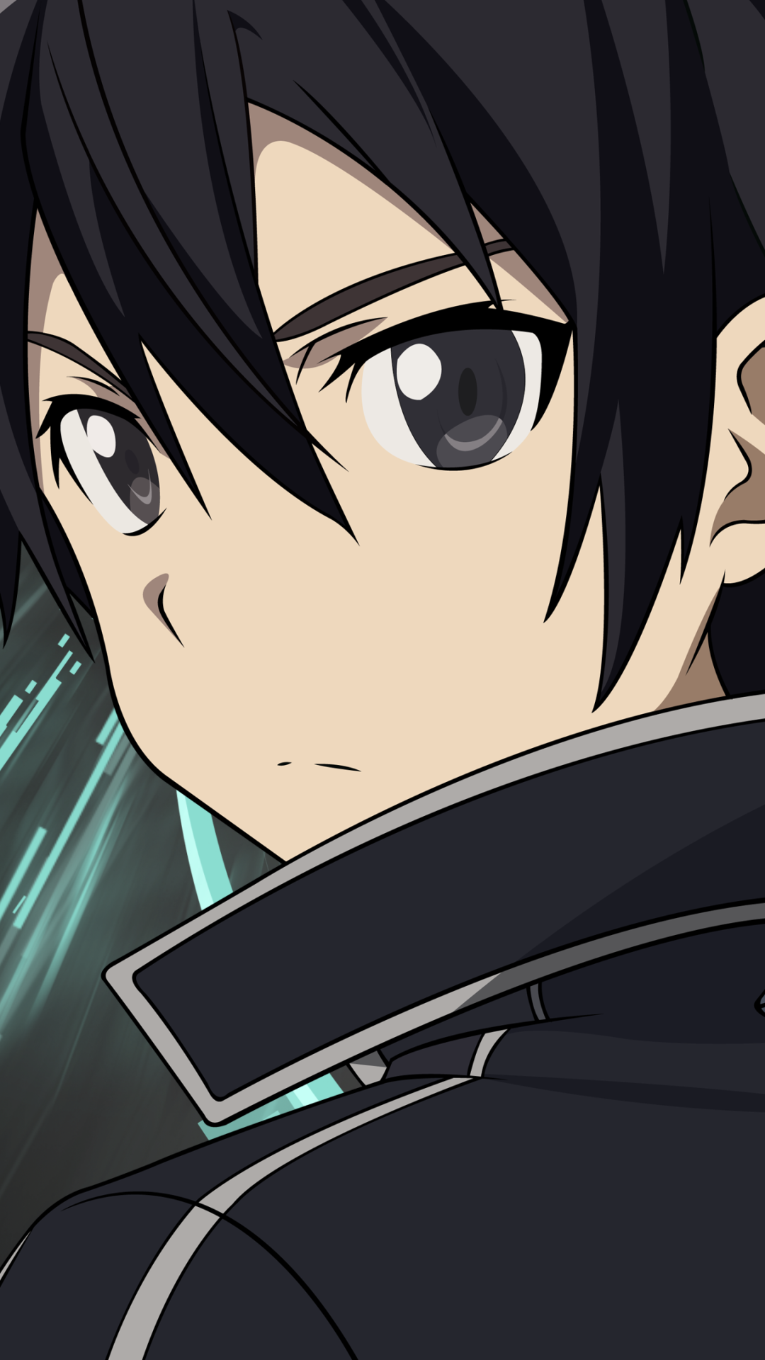 Download Kirito (Sword Art Online) Kazuto Kirigaya Anime Sword Art Online Phone Wallpaper