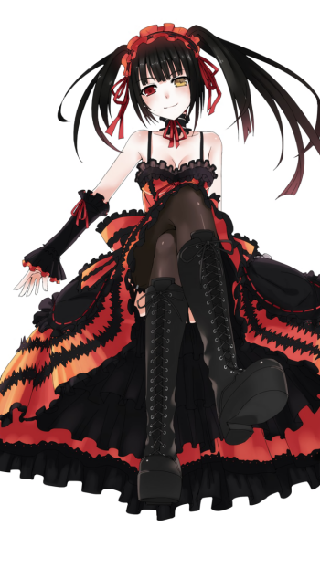 Kurumi Tokisaki Anime Date A Live Phone Wallpaper