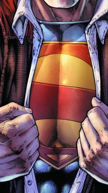 Comic Superman Phone Wallpaper