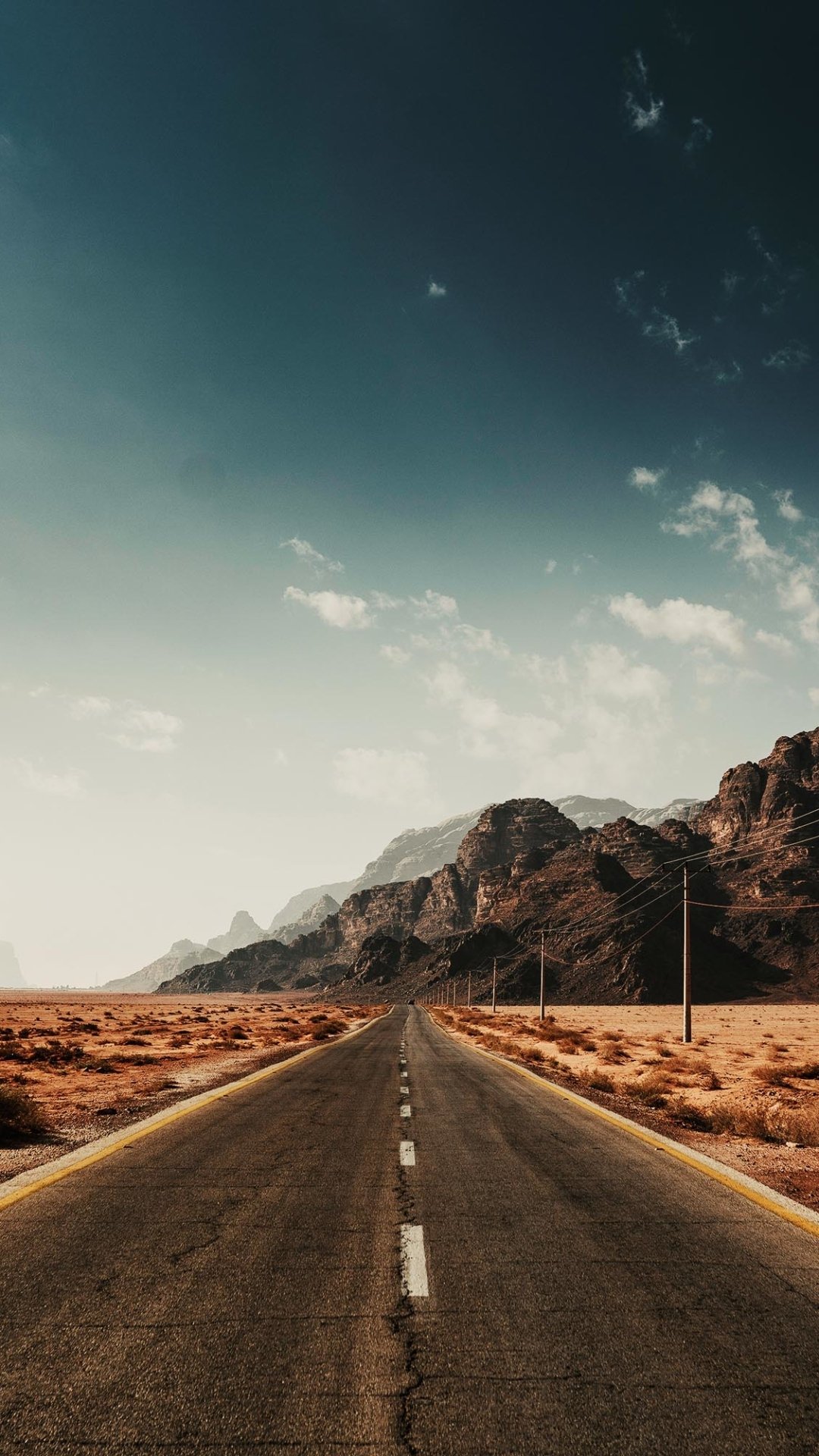 Download Man Made Road Phone Wallpaper