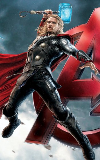 Thor Chris Hemsworth movie Avengers Phone Wallpaper