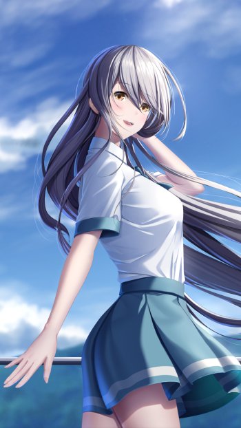 Hitomi Tsukishiro Anime Iroduku: The World in Colors Phone Wallpaper
