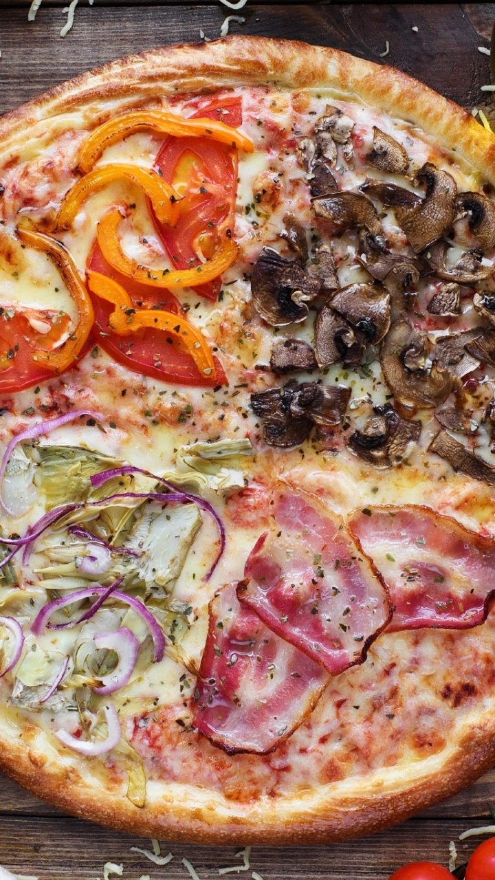 Download Tomato Still Life Food Pizza Phone Wallpaper