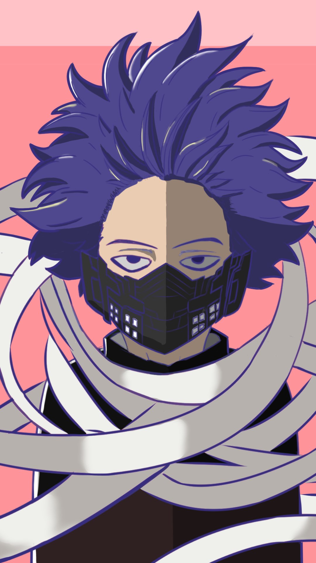 Download Hitoshi Shinso Anime My Hero Academia Phone Wallpaper