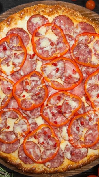 pepper still life food pizza Phone Wallpaper