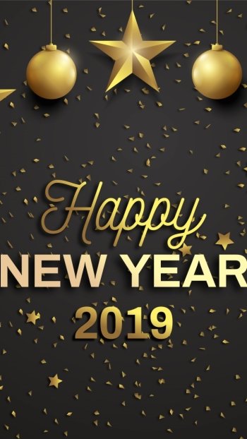 Happy New Year holiday New Year 2019 Phone Wallpaper
